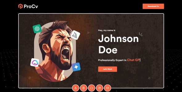 ProCv - CV Resume & Personal Portfolio HTML Template