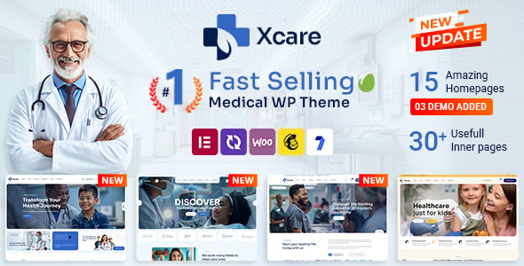 Xcare - Medical and Health Care WordPress Theme