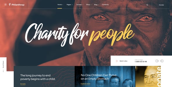 Philantrop | Charity & Nonprofit WordPress Theme