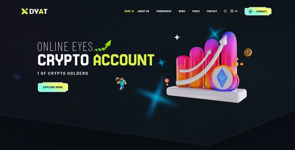 DYAT - eSports and Gaming NFT HTML Template