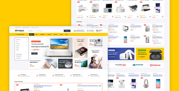 eGudgets - Multipurpose WooCommerce Theme (Multi-vendor & Marketplace Compatibility)