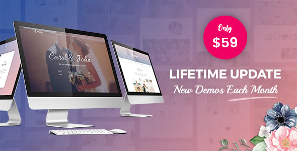 OneLove - The Elegant & Clean Multipurpose Wedding WordPress Theme