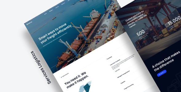 SwiftLine – Transportation Logistics WordPress Theme