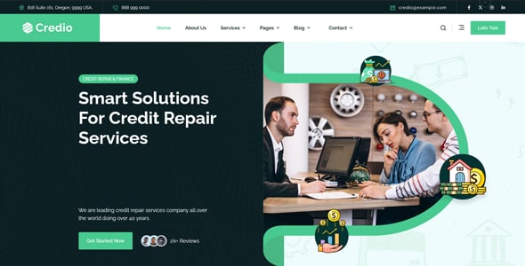 Credio - Business and Finance WordPress