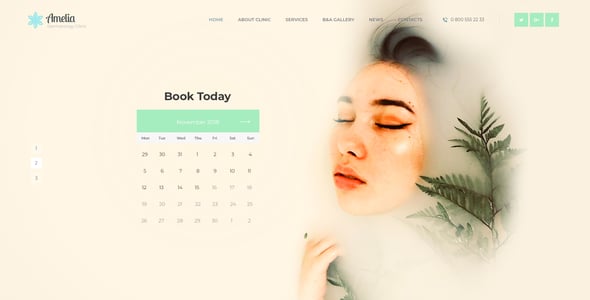 Accalia | Dermatology Clinic & Cosmetology WordPress Theme + Elementor