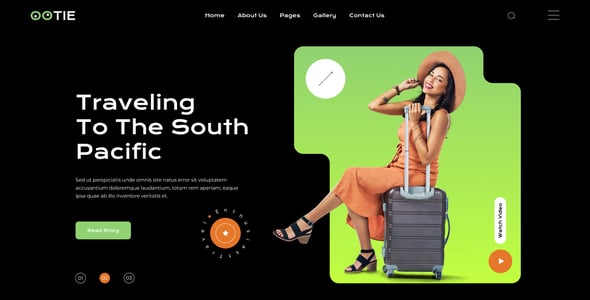 OOTIE - Modern Blog UI Figma Template