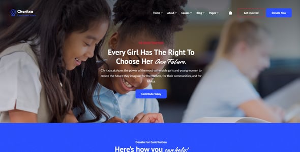 Charitxa | Multipurpose Nonprofit WordPress Theme