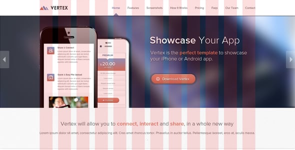 Vertex - Single Page App Template