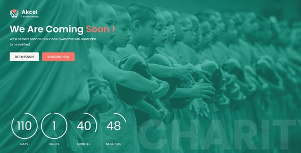Akcel - Crowdfunding & Charity Django Template