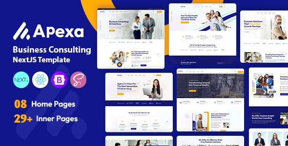 Apexa- Multipurpose Business Consulting NextJS Template