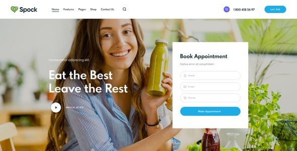 Spock - Medical WordPress Theme