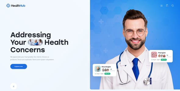 HealthHub - Health & Medical WordPress Theme
