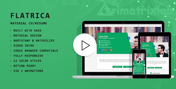 Flatrica | Material CV/Resume