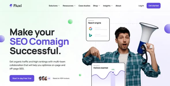 Fluxi -  SEO Digital Marketing HTML Template