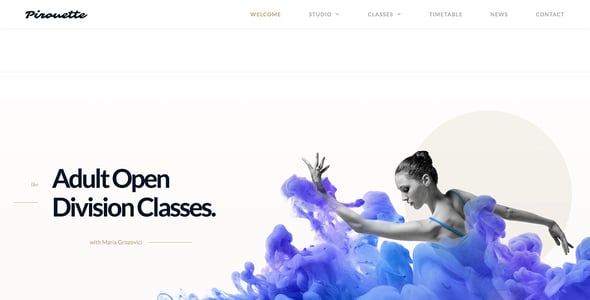 Dance WordPress Theme - Dancing Academy