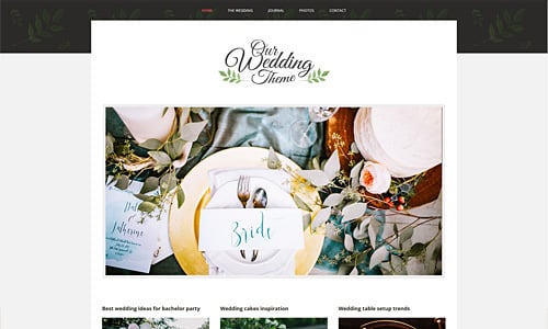 Marriage - Responsive Wedding Wordpress Theme