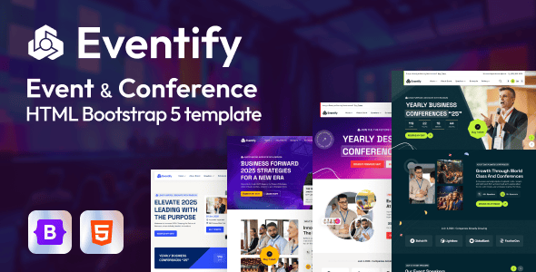 Eventify - Event & Conference HTML Bootstrap 5 template