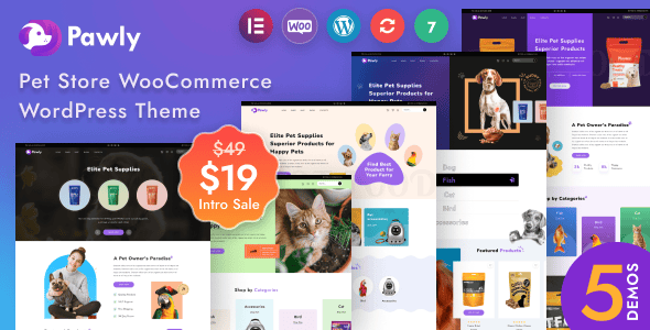 Pawly – Responsive Pet Store WooCommerce Theme