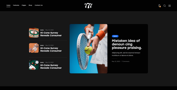 777 - Betting, Casino & Affiliate WordPress Theme