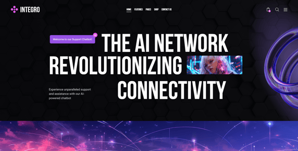 Integro — IT Services & Digital Agency WordPress Theme