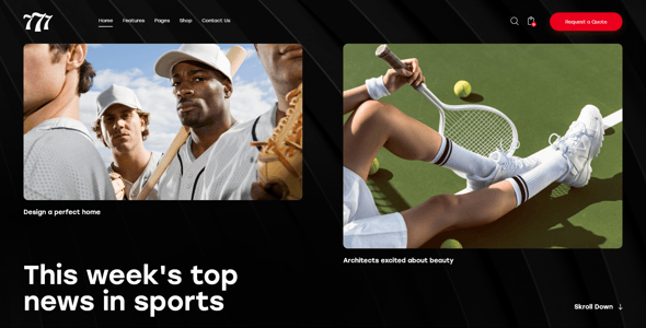 777 - Betting, Casino & Affiliate WordPress Theme